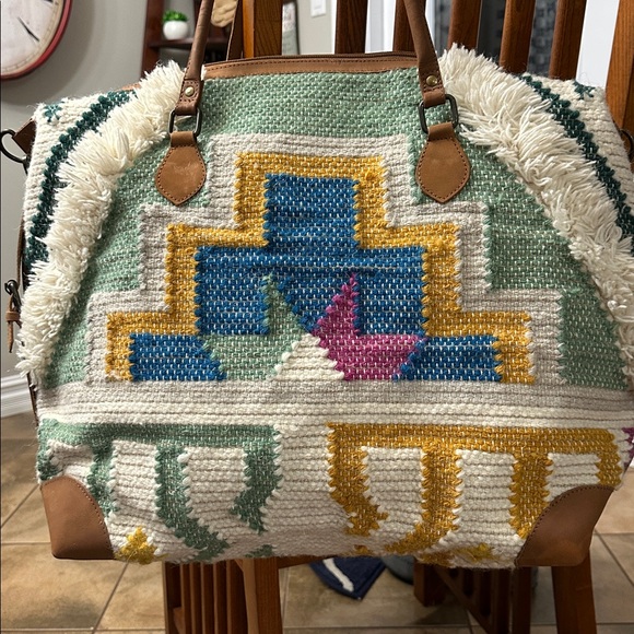 ⭐️NWT Free People Quivk Trip Sunrise “So Cool” Weekender Bag - Picture 6 of 15